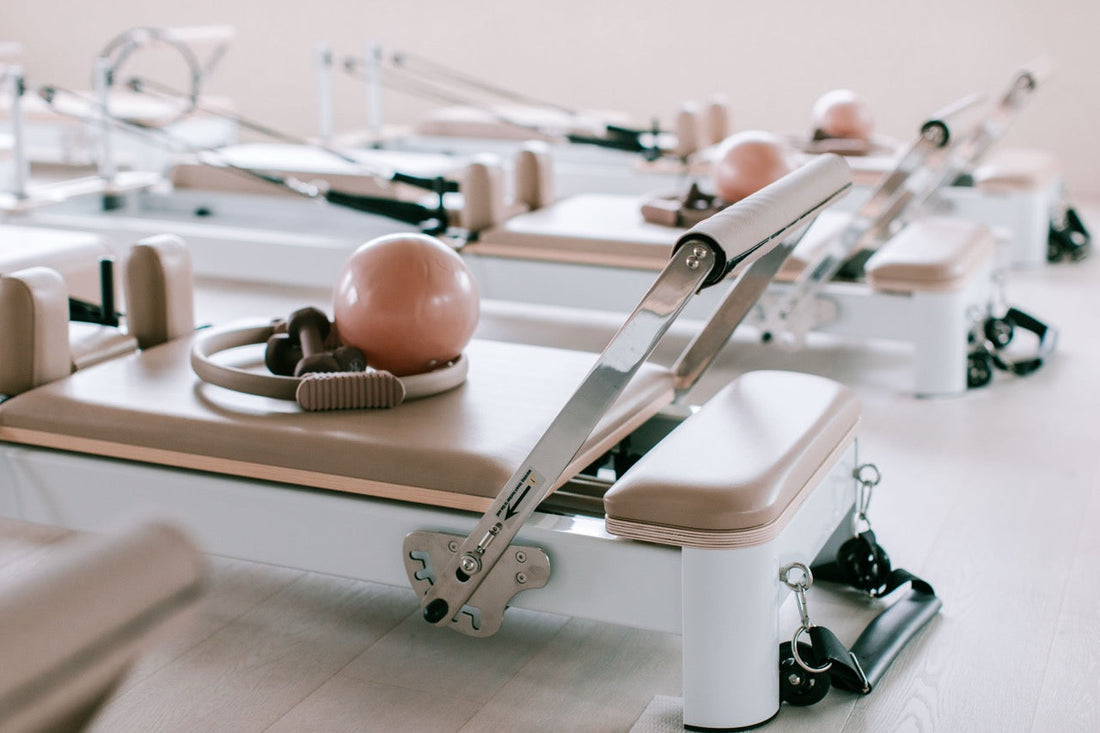 The Envy Reformers with Pilates props