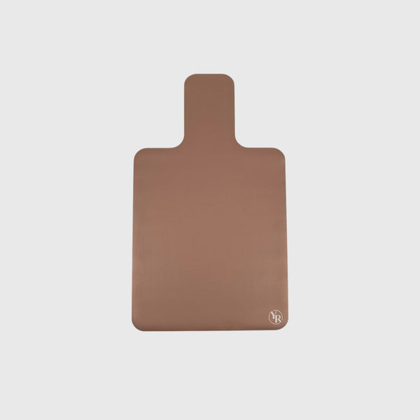 Dusty Rose Microfibre Reformer Mat - Flat Lay | Your Reformer