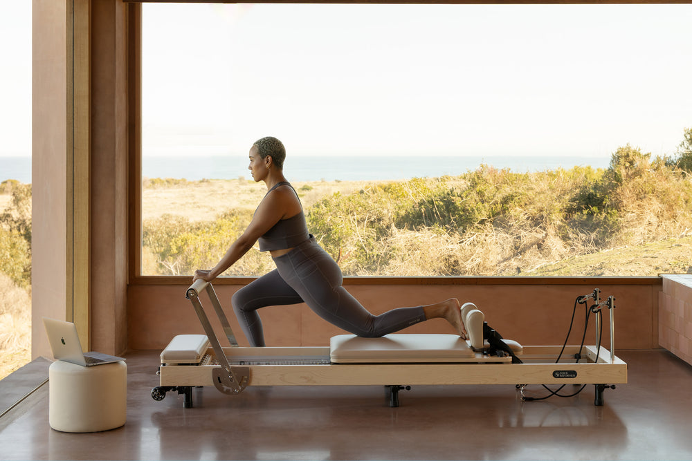 Maple Wood YR Original Reformer - Outdoor Pilates Session | Your Reformer