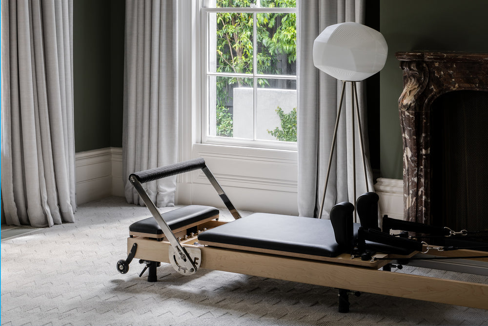 Black Upholstery YR Original Reformer - Classic Home Interior | Your Reformer