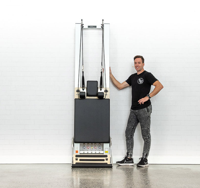 Storing your Reformer Upright with the Vertical Stand SPX® Max